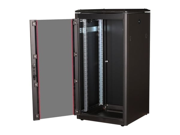 ROLINE 26.21.0218, Frittstående hylle, 22U, 600 kg, Rack skinner, Justerbare bein, 47,9 kg