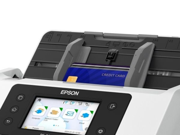 Epson WorkForce DS-900WN - Dokumentskanner - Dupleks - A4/Legal - 600 dpi x 600 dpi - inntil 70 spm (mono) / inntil 70 spm (farge) - ADF (100 ark) ...