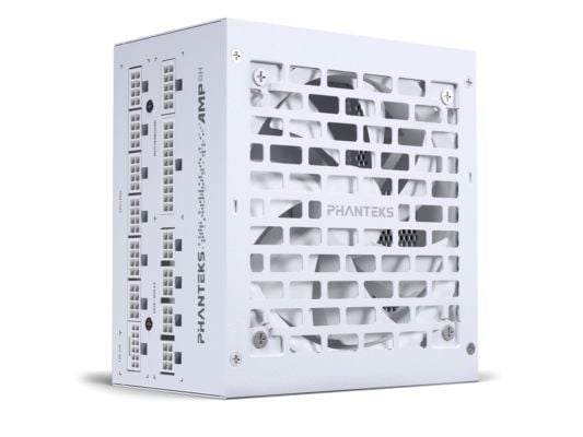 Phanteks AMP GH 850 - Strømforsyning (intern) - helt modulær - ATX12V 3.1 - 80 PLUS Gold - AC 100-240 V - 850 watt - hvit