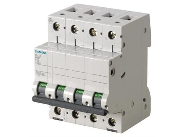 Automatsäkring 5SL C 63A 3P+N 10kA