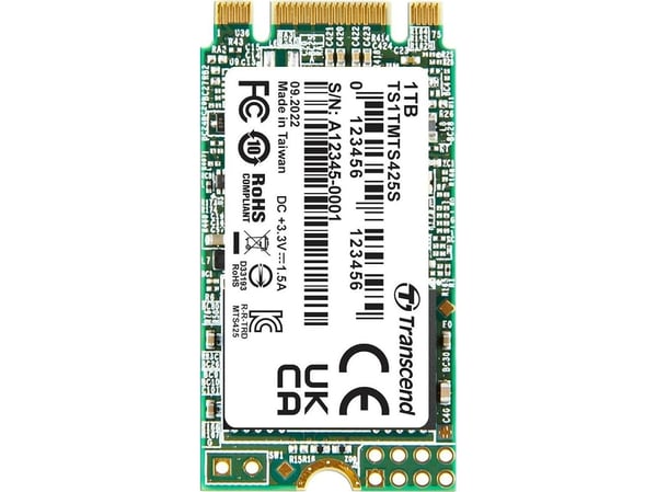 Transcend M.2 SSD 425S, 1000 GB, M.2, 550 MB/s