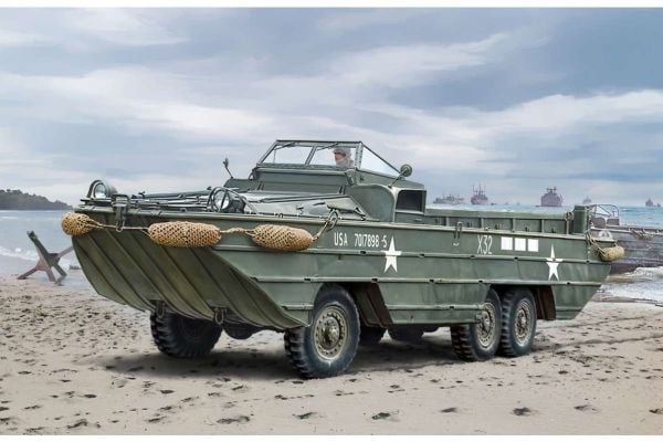 Italeri DUKW, 1:72, Monteringssett, Bil, DUKW, Alle kjønn, Plastikk