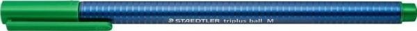 Staedtler triplus ball kulepenn M grønn (10 stk)