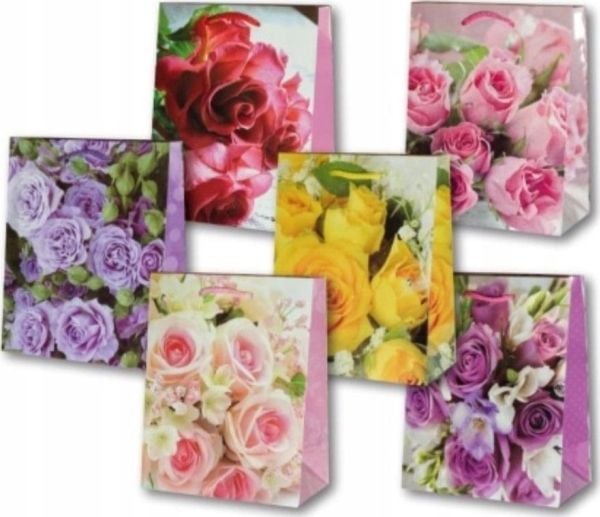 Panorama gavepose laminert dekor PL-2 liten 70 rosa