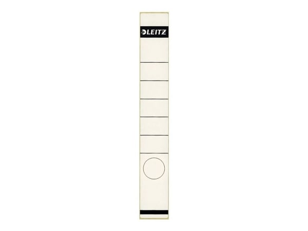 Leitz - Mapperyggetikett - hvit (en pakke 10) - for P/N: 10505015, 10505045, 10505055, 10505075, 10505085, 10505095, 10600000 Leitz - Mapperyggetikett - hvit (en pakke 10) - for P/N: 10505015, 10505045, 10505055, 10505075, 10505085, 10505095, 10600000