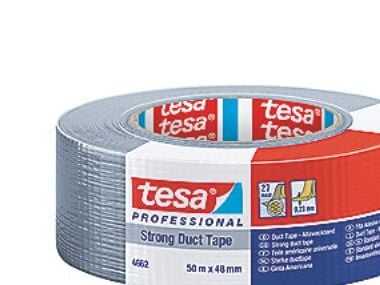 TESA 66462-00003-00, Hopea, Korjaus, Polyeteeni, Poly kangas, Keramiikka, Lasi, Metalli, PVC-muovi, Puu, Karkea, Tasainen, Kestää hankausta, Kosteu...
