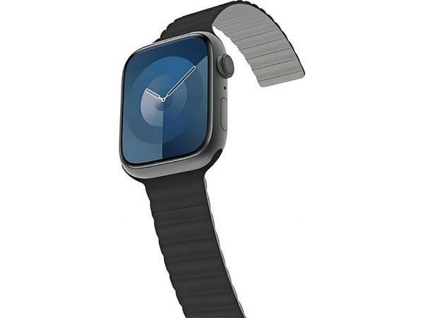 Araree rem Silicone Link til Apple Watch 42/44/45/49 mm sort/grå – AR70-01907A