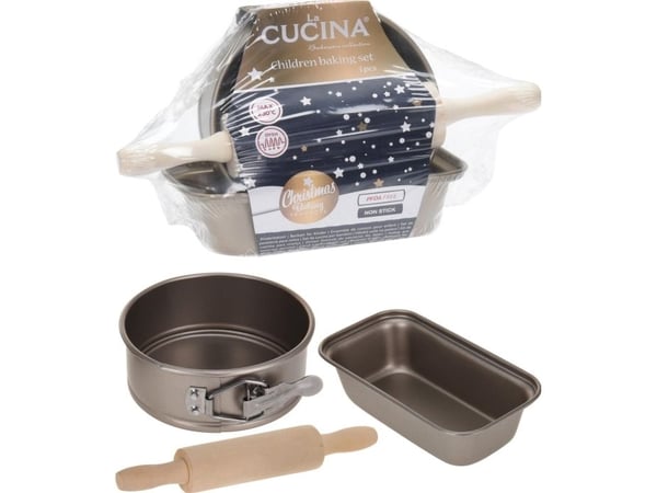 La Cucina for barn for baking av kaker, 3 stk i sett