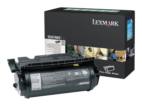 Lexmark 12A7465, 32000 sivua, Musta, 1 kpl