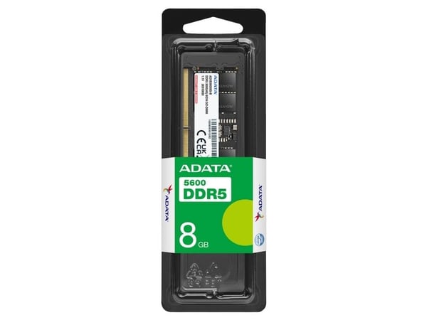 ADATA DDR5 5600 U-DIMM, 8GB, 1 x 8GB, DDR5, 5600MHz, 288-pinners DIMM