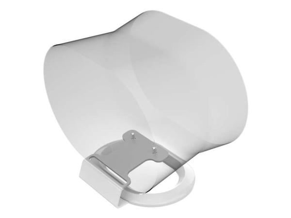 Flexson FLXE300DS1011, Bord, Akrylonitril-butadien-styren (ABS), Rustfritt stål, Hvit, Tak, 1 ben, Sonos Era 300