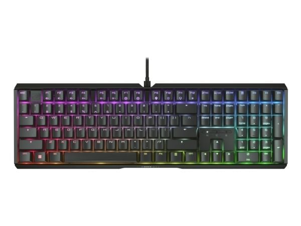 CHERRY XTRFY MX 3.1 - Tastatur - 100% - full size - bakgrunnsbelyst - USB-C - QWERTY - USA - tastsvitsj: CHERRY MX2A Brown - svart