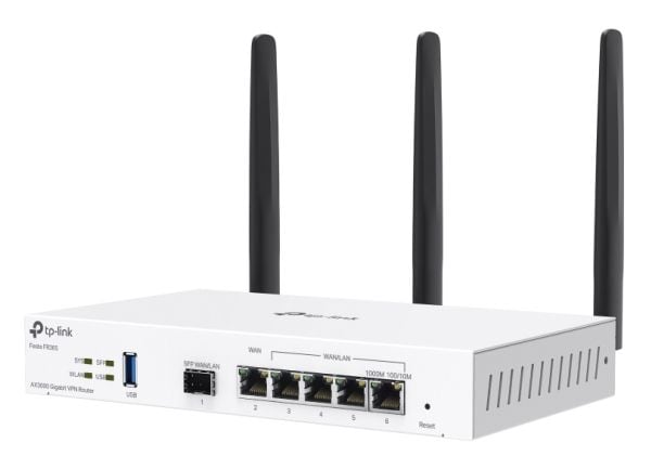 Ruter TP-Link AX3000 WI-FI 6 1G VPN-RUTER/1 SFP WAN 5X 1G WAN/LAN RJ45
