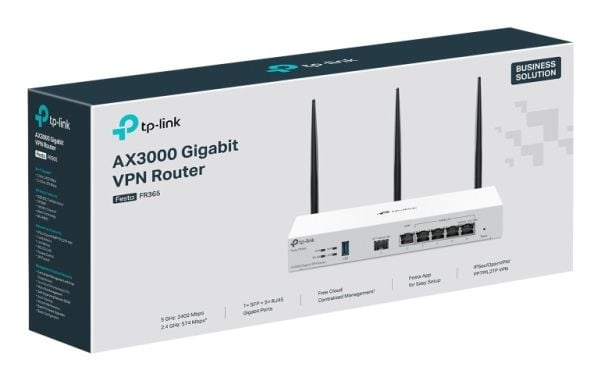 Ruter TP-Link AX3000 WI-FI 6 1G VPN-RUTER/1 SFP WAN 5X 1G WAN/LAN RJ45