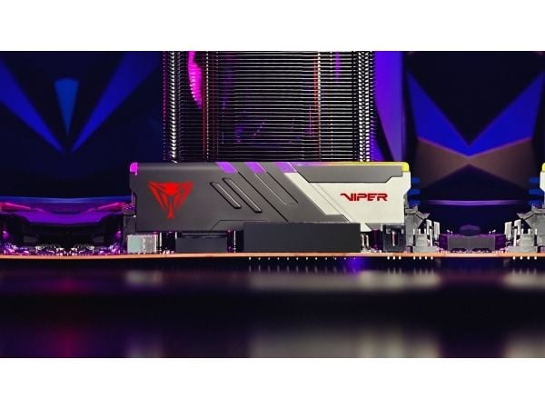 Patriot Viper Venom RGB series - DDR5 - sett - 64 GB: 2 x 32 GB - DIMM 288-pin - 3000 MHz / PC5-48000 - CL30 - 1.35 V - ikke-bufret - on-die ECC - ...