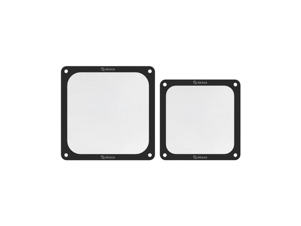 Akasa GRM12-M01-BKT3, Tuulettimen suodatin, Nailon, Muovi, musta, Metalli, Magneettinen, 120 mm