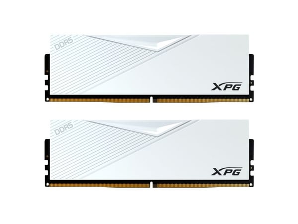 XPG LANCER BLADE - DDR5 - sett - 16 GB: 2 x 8 GB - DIMM 288-pin lav profil - 6000 MT/s / PC5-24000 - CL48 - 1.1 - 1.4 V - on-die ECC - hvit