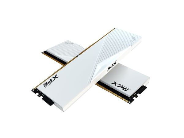 XPG LANCER BLADE - DDR5 - sett - 16 GB: 2 x 8 GB - DIMM 288-pin lav profil - 6000 MT/s / PC5-24000 - CL48 - 1.1 - 1.4 V - on-die ECC - hvit