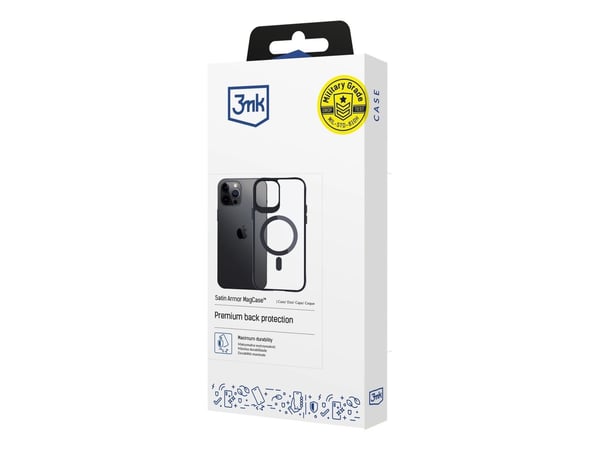 3MK 3mk suojakotelo Satin Armor MagCase varten iPhone 12 Pro Max