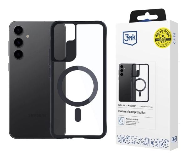 3MK 3mk suojakotelo Satin Armor MagCase Galaxy S24+ -puhelimeen