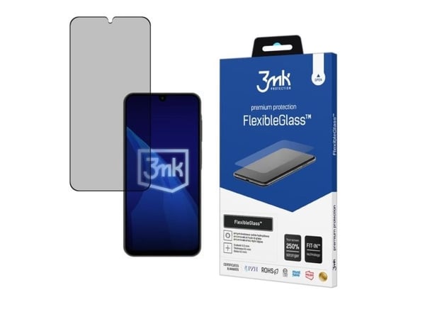 3MK FlexibleGlass, Samsung, Galaxy A26 5G, Antibakteerinen, Ei kaadu, Iskunkestävä, Naarmuuntumisenkestävä, Putoamisenkestävä, 1 kpl