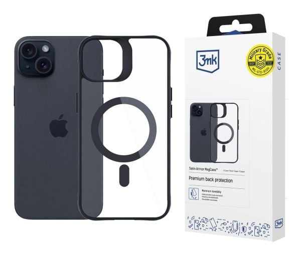 3MK 3mk Satin Armor MagCase beskyttelsesdeksel til iPhone 15 Plus