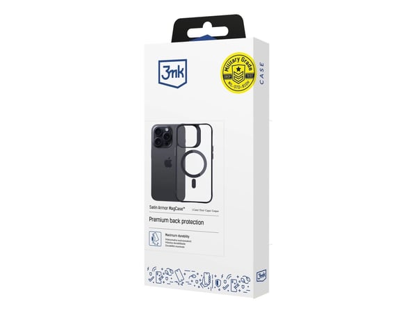 3MK 3mk Satin Armor MagCase beskyttelsesdeksel til iPhone 15 Pro