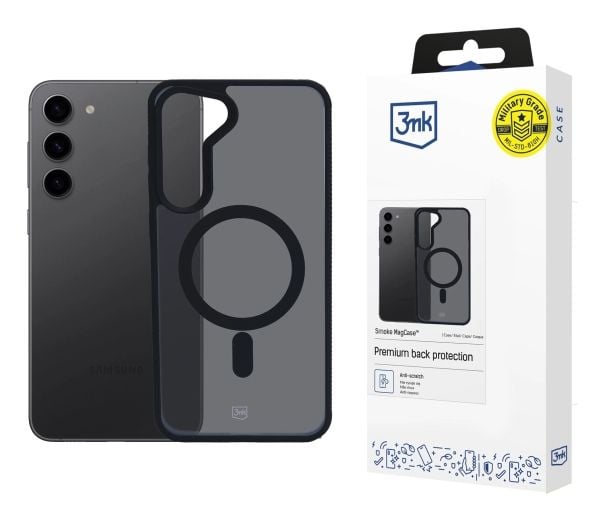 3MK 3mk beskyttelsesdeksel Smoke MagCase til Samsung Galaxy S24