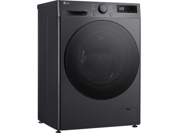 LG Serie R5 F2WR508S2M - Vaskemaskin - bredde: 60 cm - dybde: 53.5 cm - høyde: 85 cm - frontileggelse - 8 kg - 1200 rpm - middle black
