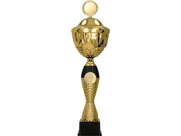 Victoria Sport pokal i metall med lokk