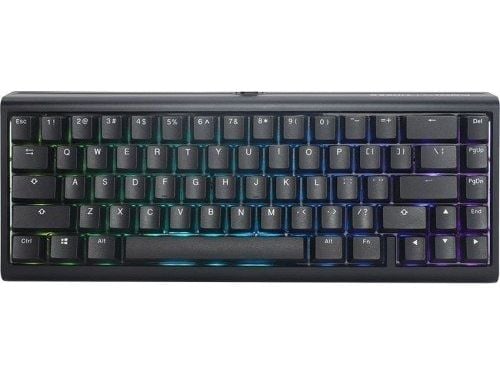 Ducky Tinker 65, Koblet med ledninger (ikke trådløs), USB, Mekanisk nøkkelbryter, QWERTY, RGB LED, Sort