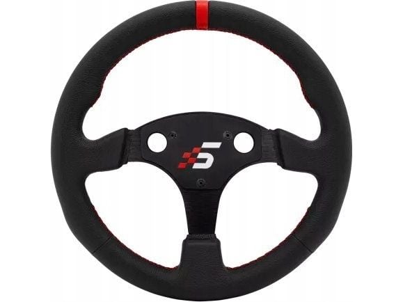 Simagic P-330R ratt uten nav K 330 mm – lær (P-330R(K)(LEATHER))