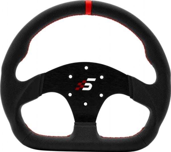 Simagic P-325D ratt uten nav, skinn, 325 mm