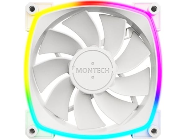 Montech RX120 PWM prosessvifte 12 cm hvit (RX120 PWM W)