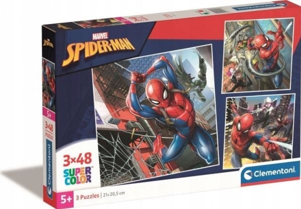 Spider-Man-pussel, 3x48 bitar