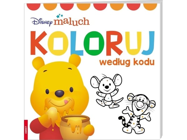 Ameet Disney pikkulasten kirja Colour by code COLO-9201