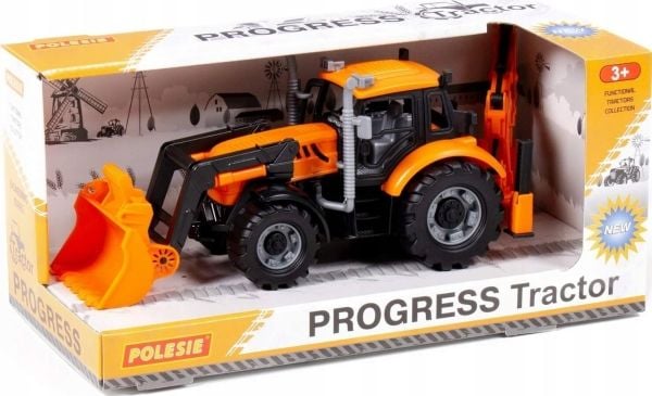 Polesie TRAKTOR KOPARKOLADOWAR 31X15X15 PROGRESS POM WAD8