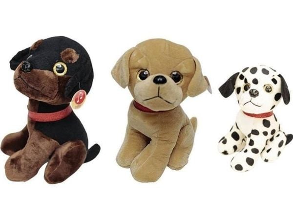 Deef maskot hund med glöd och halsband, 03783 mix