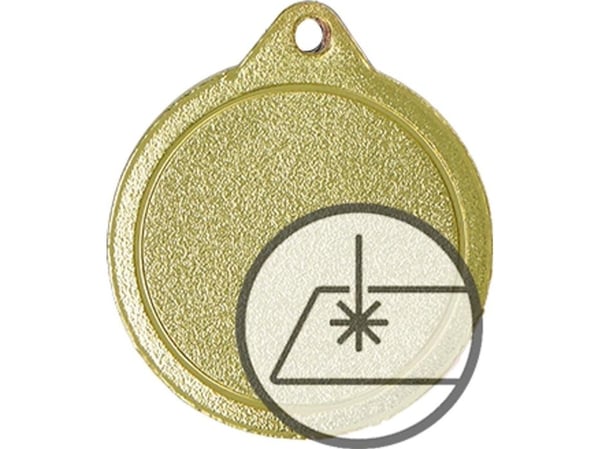 Victoria Sport-medalje med gravering på laminat