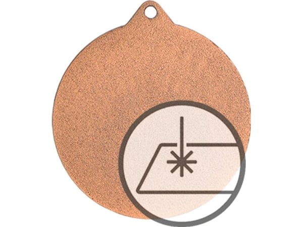 Victoria Sport-medalje med gravering i laminat
