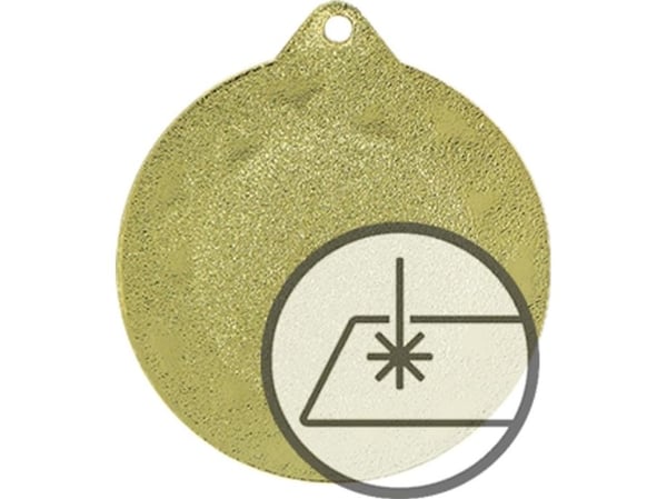 Victoria Sport-medalje med gravering på laminat