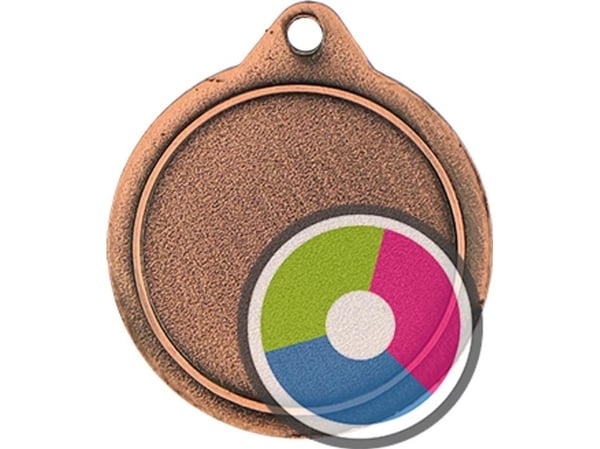 Victoria Sport-medalje med trykk luxor jet