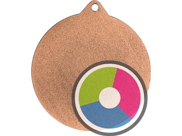 Victoria Sport-medalje med trykk luxor jet