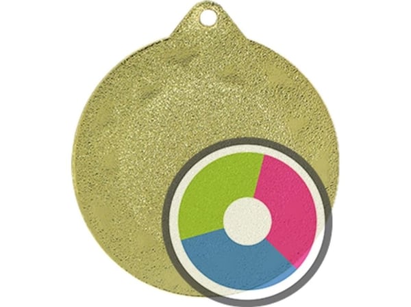 Victoria Sport-medalje med trykk luxor jet