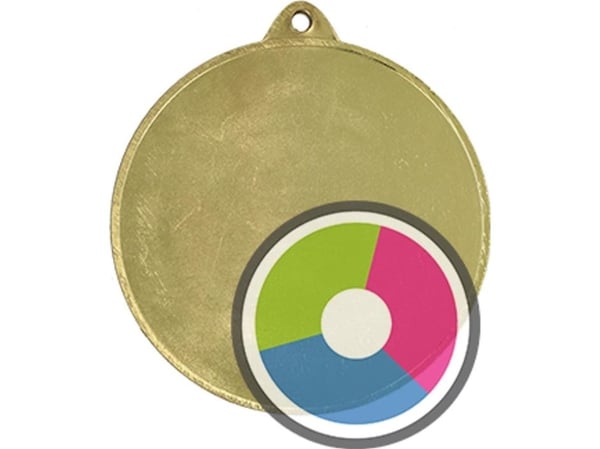 Victoria Sport-medalje med trykk luxor jet