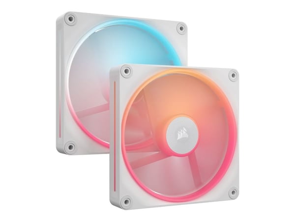 CORSAIR iCUE Link LX140-R RGB - Kabinettvifte - omvendt blad - 140 mm - hvit (en pakke 2)