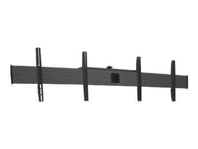 Chief Fusion FCA624B - Monteringskomponent (dubbel skärmutökning) - för 2 LCD-bildskärmar - svart - skärmstorlek: 37"-60" - monterbar på vagn, stat...