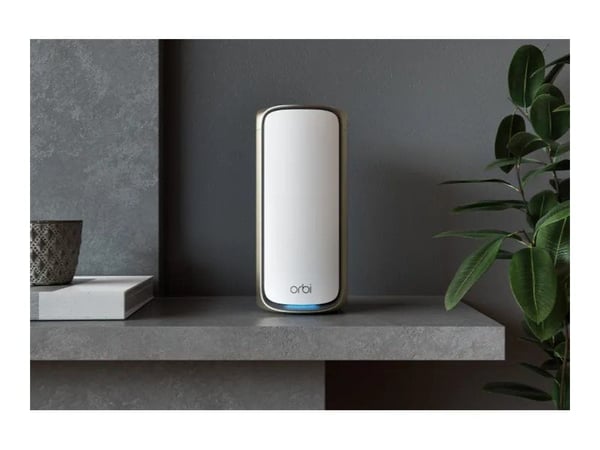 NETGEAR Orbi 970 Series RBE970 - Wi-Fi-system - (utvider) - inntil 2700 kvadratfot - maske 10GbE, 2.5GbE, Wi-Fi 7 Quad-Band