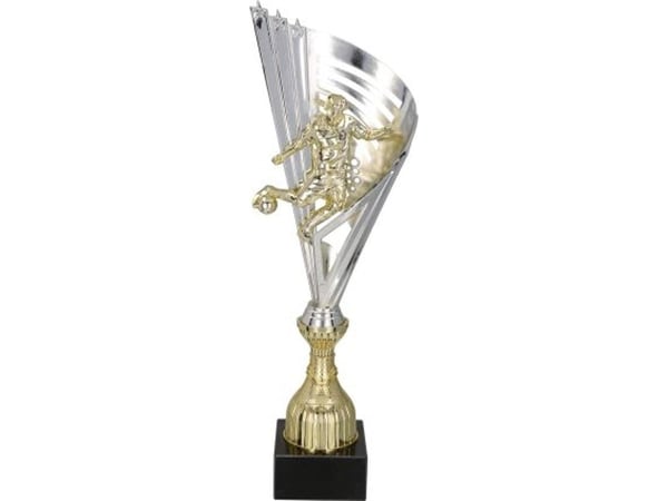 Victoria Sport pokal i plast sølv/gull T-S 7149A