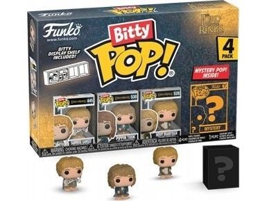 FUNKO Bitty POP! figurliste: Ringenes Herre, ca. 3 cm (4 stk.)